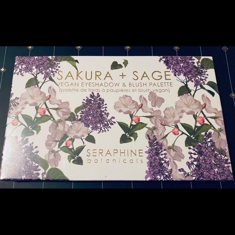 Sakura & Sage Vegan Eyeshadow+Blush Palette